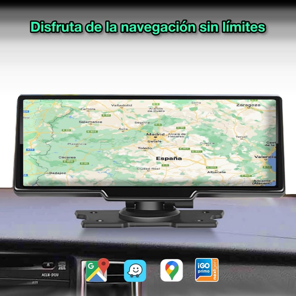 Radio pantalla Carplay universal con camara DVR