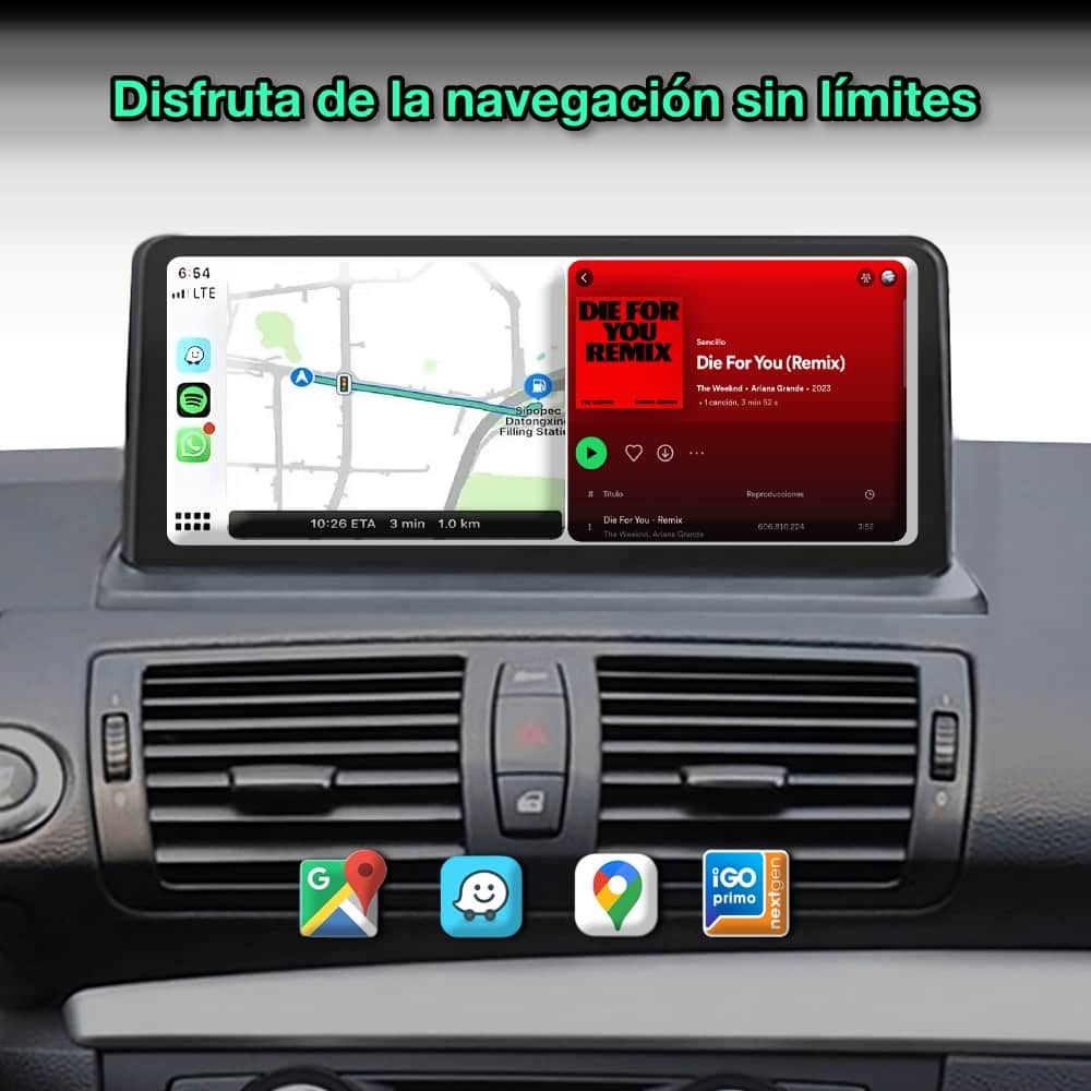 BMW Serie 1, 2006 - 2012 pantalla de 10.25” - Mister Radio GPS