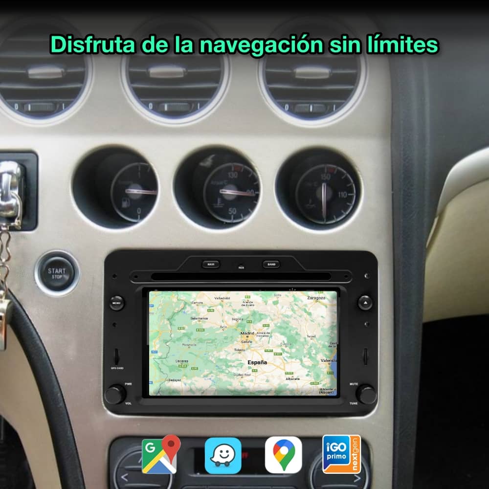 Alfa Romeo Spider, 159, Brera 2006 - 2010 pantalla 6,2" - Mister Radio GPS