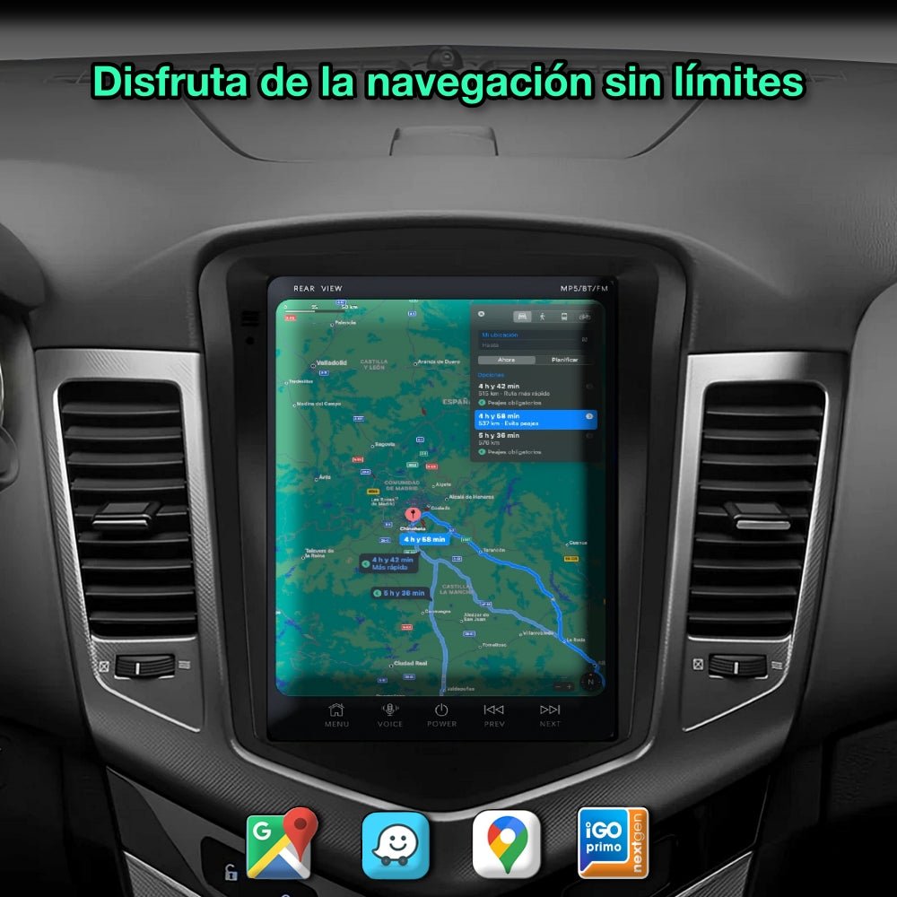 Chevrolet Cruze 2008 - 2012 pantalla 9,7” - Mister Radio GPS
