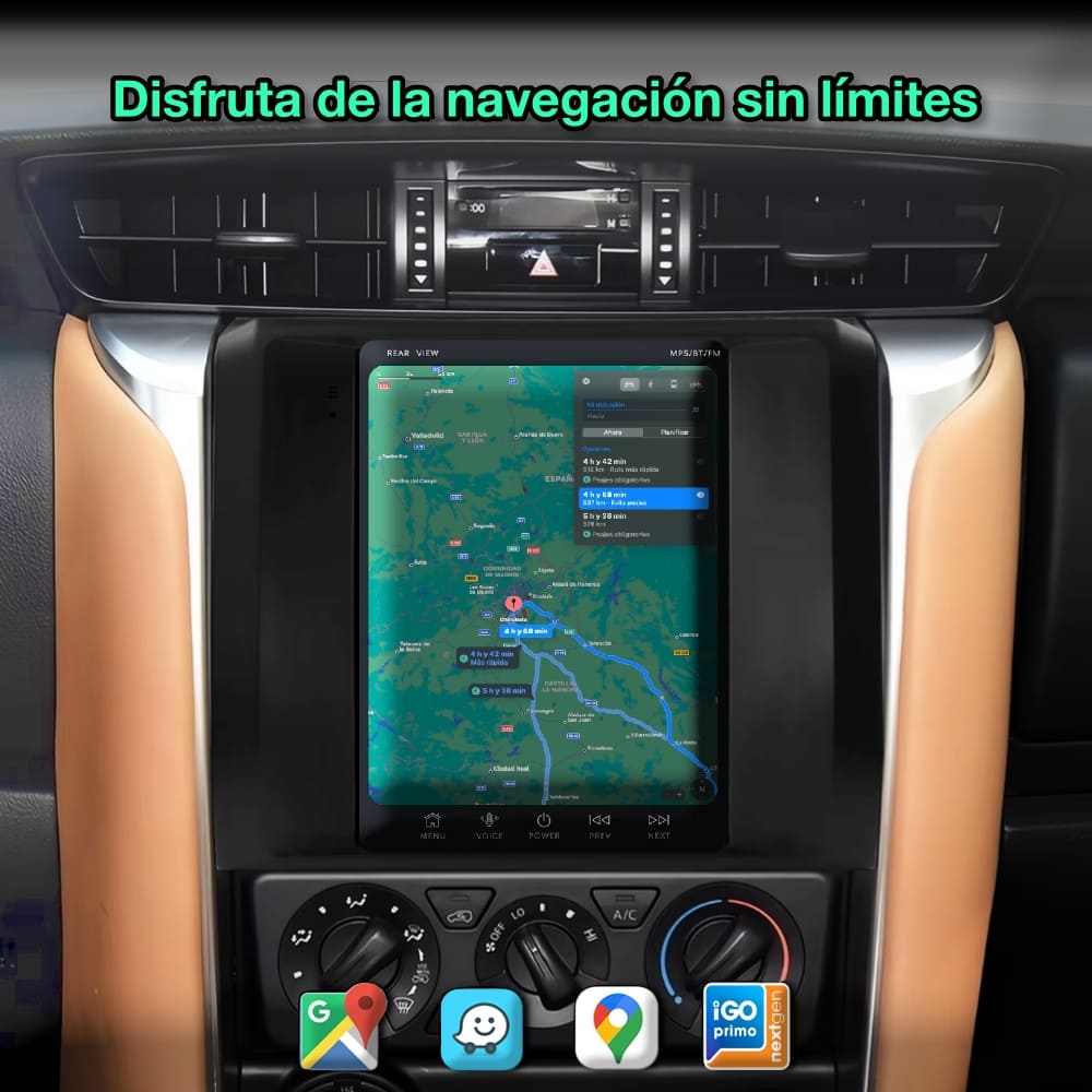 Toyota Fortuner Hilux 2016-2022 pantalla 9,7"
