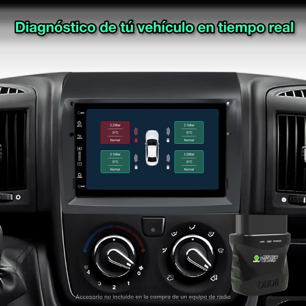 Fiat Ducato 2008 - 2015 pantalla 7” - Mister Radio GPS