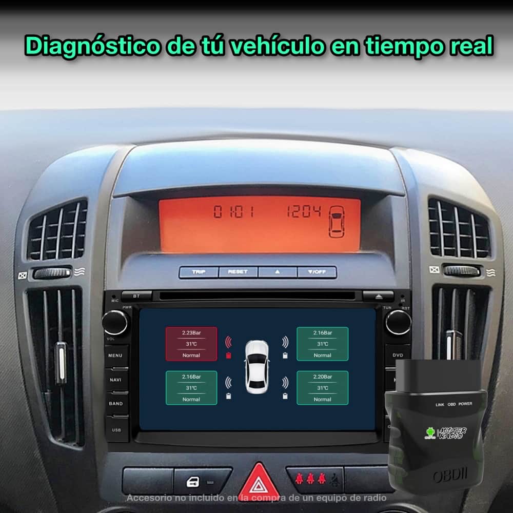 KIA Ceed, Venga 2010-2016 Pantalla 7"