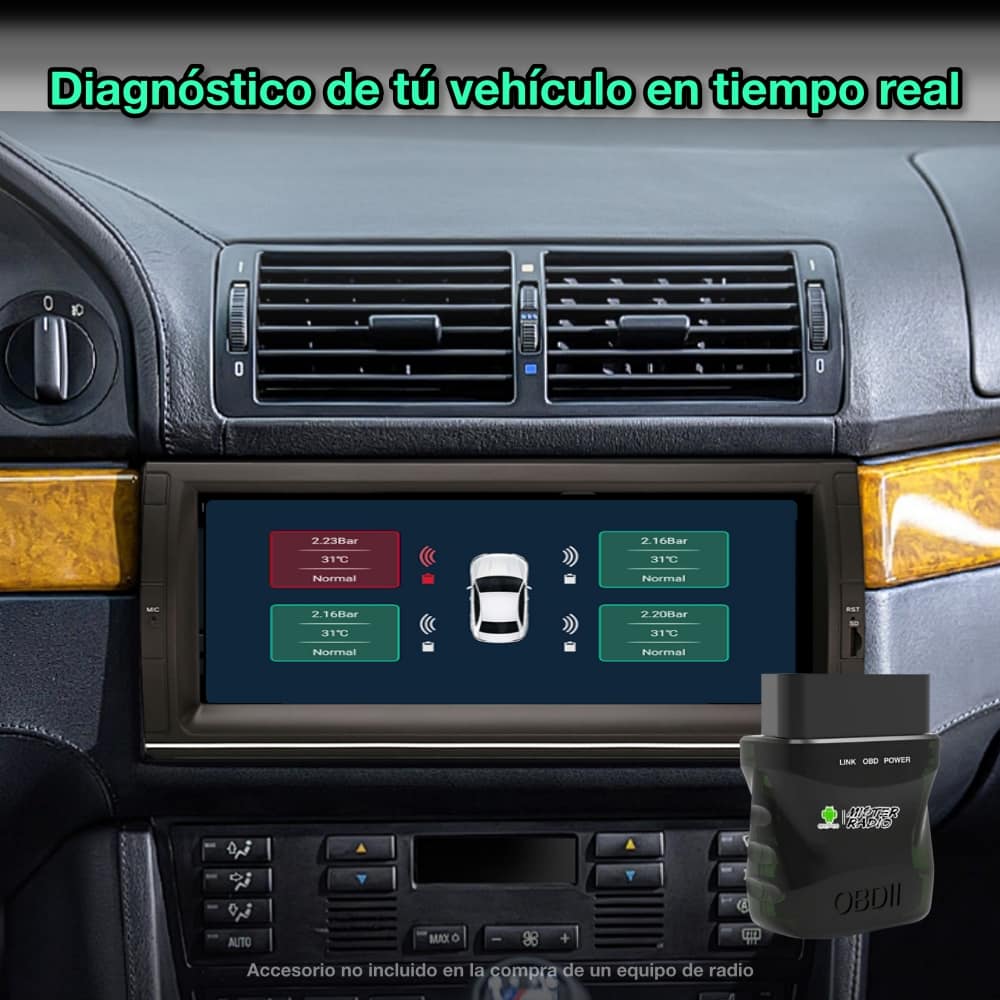 BMW Serie 5 E39, X5 E53 1995 - 2006, 10,25” Pulgadas - Mister Radio GPS