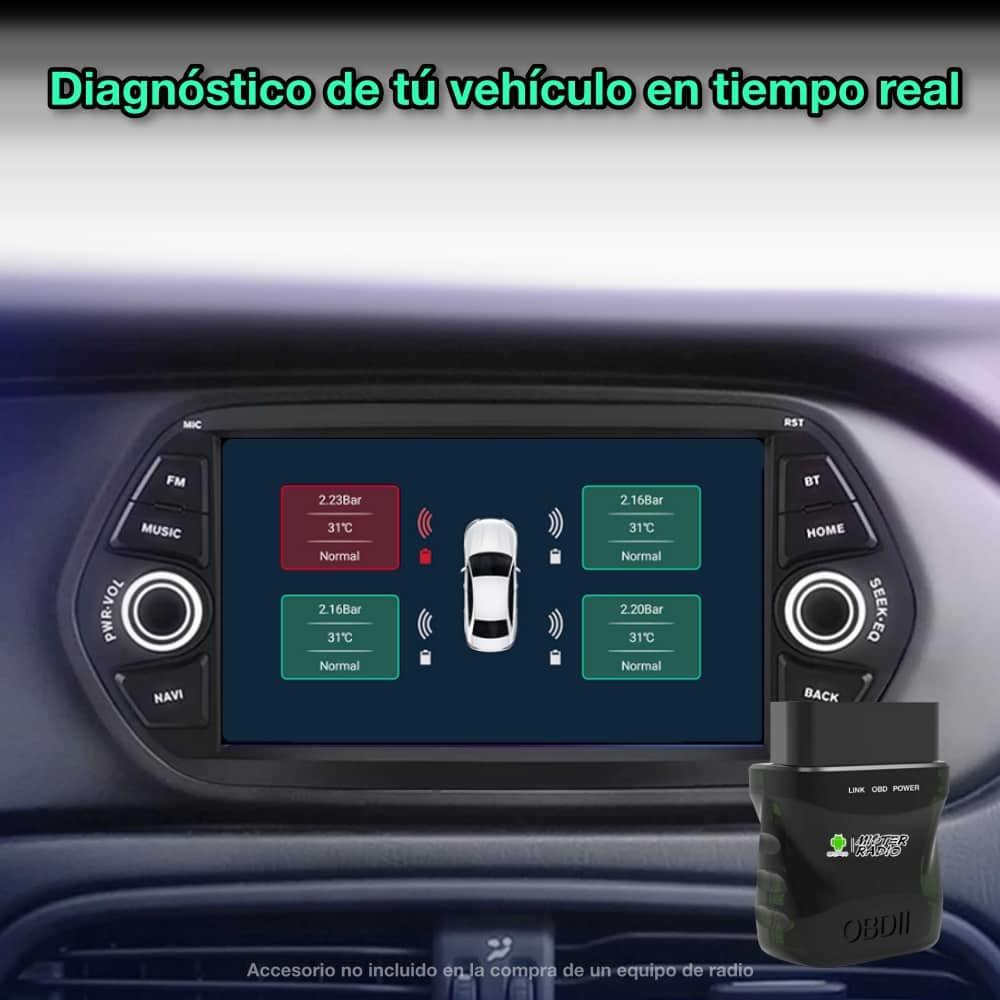 Fiat Tipo 2015 - 2017 pantalla 7” - Mister Radio GPS