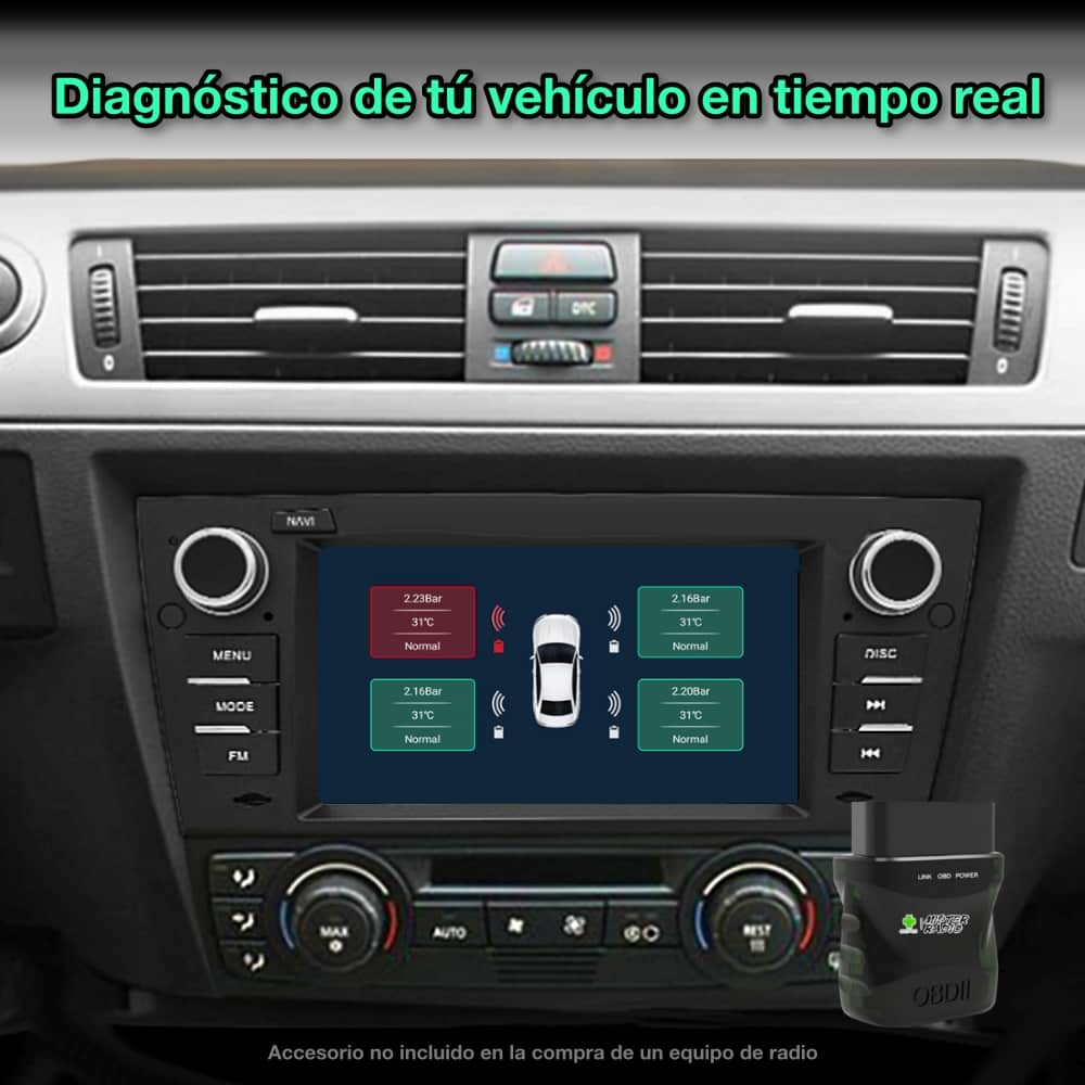BMW E90 E91 E92 E93 Serie 3 2006 - 2012 pantalla 7" - Mister Radio GPS
