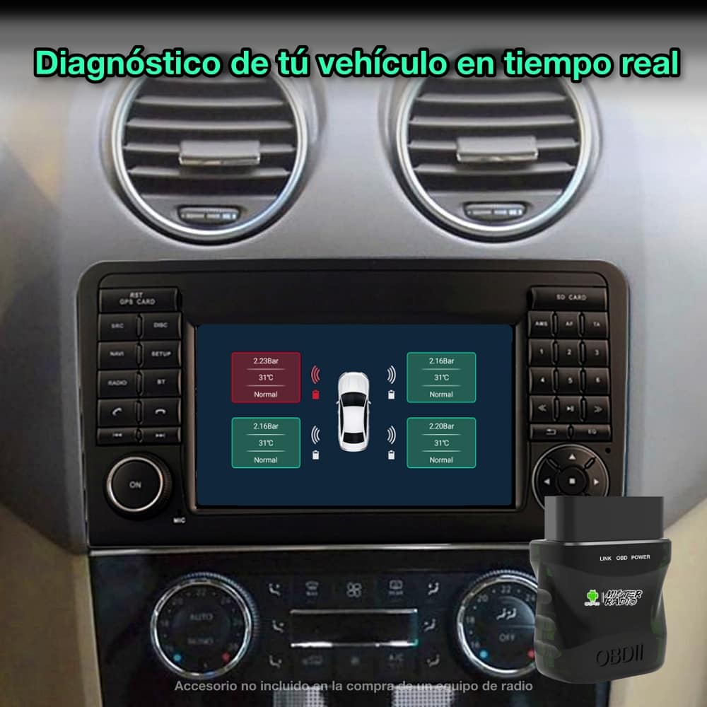 Mercedes Benz GL, ML 2005-2012 Pantalla 7"