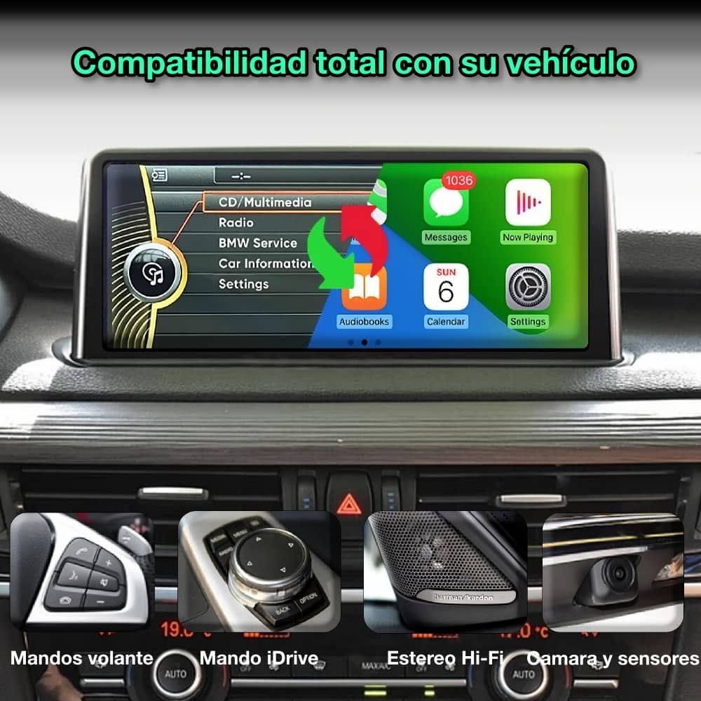 BMW X5 F15, 2014 - 2018 pantalla 10.25” - Mister Radio GPS