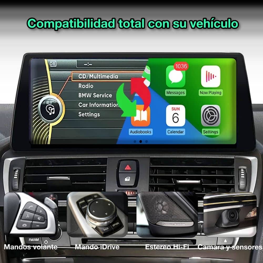 BMW Serie 1, 2011 - 2016 pantalla 10.33” - Mister Radio GPS