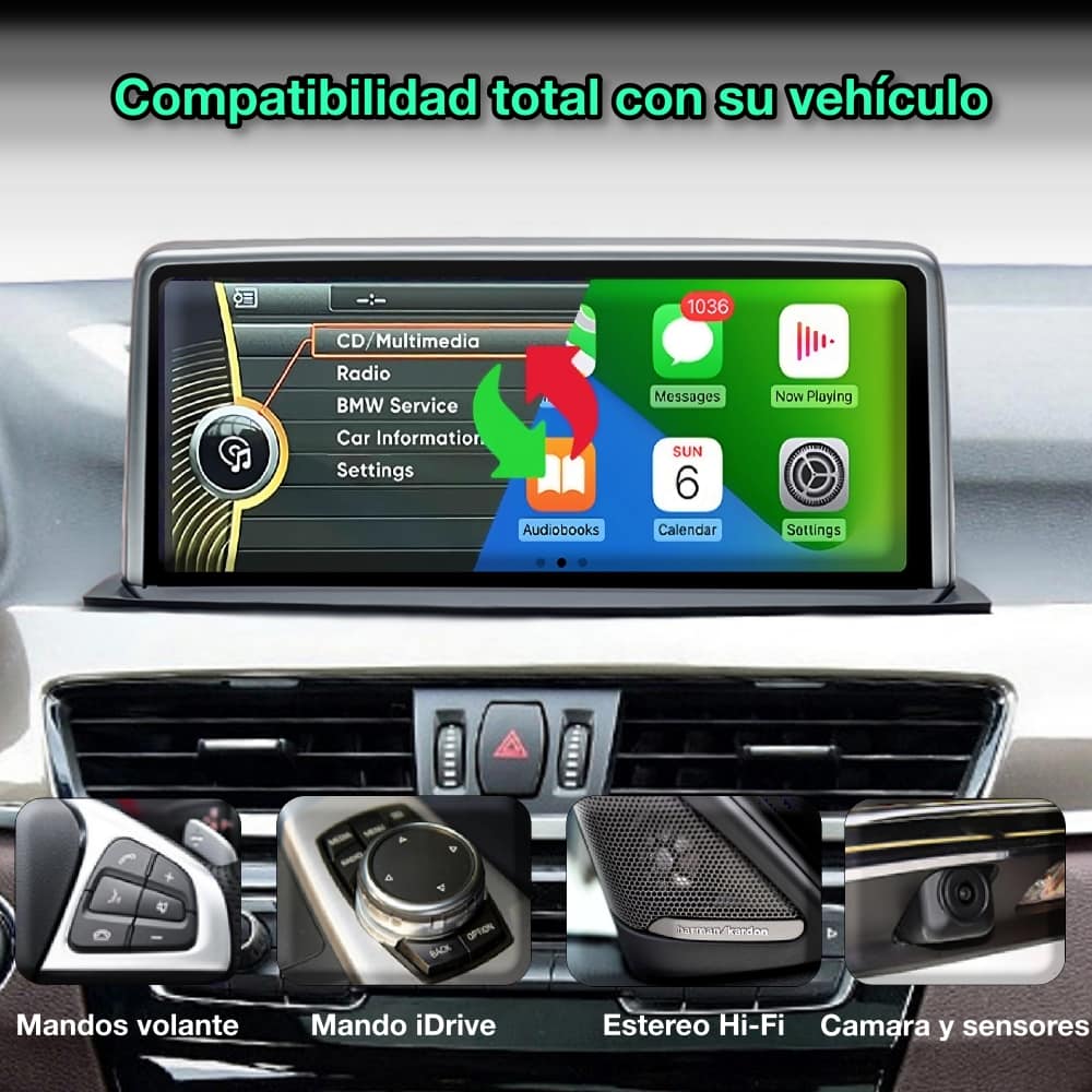 BMW X1 F48, 2016 - 2018 pantalla 10.25” - Mister Radio GPS