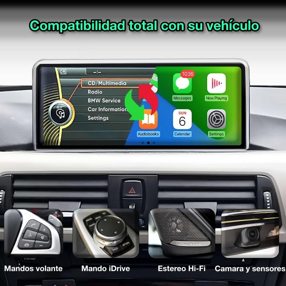 BMW Serie 4, 2013 - 2016 pantalla 10.25” - Mister Radio GPS