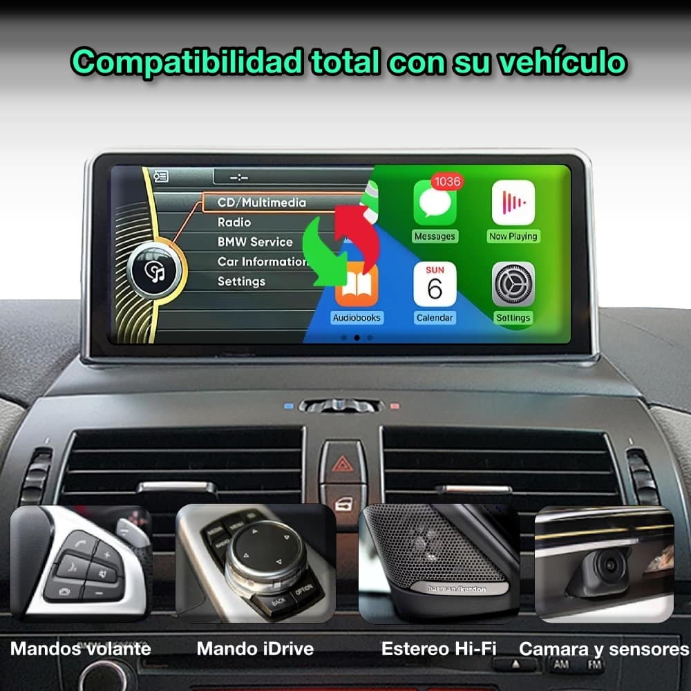 BMW X3 F25, X4 F26 2010 - 2017 pantalla vertical 10.25” - Mister Radio GPS