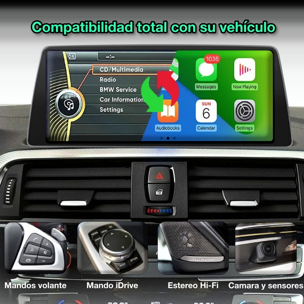 BMW Serie 1, F20 Modelo 2017-2019 Pantalla 10,25"