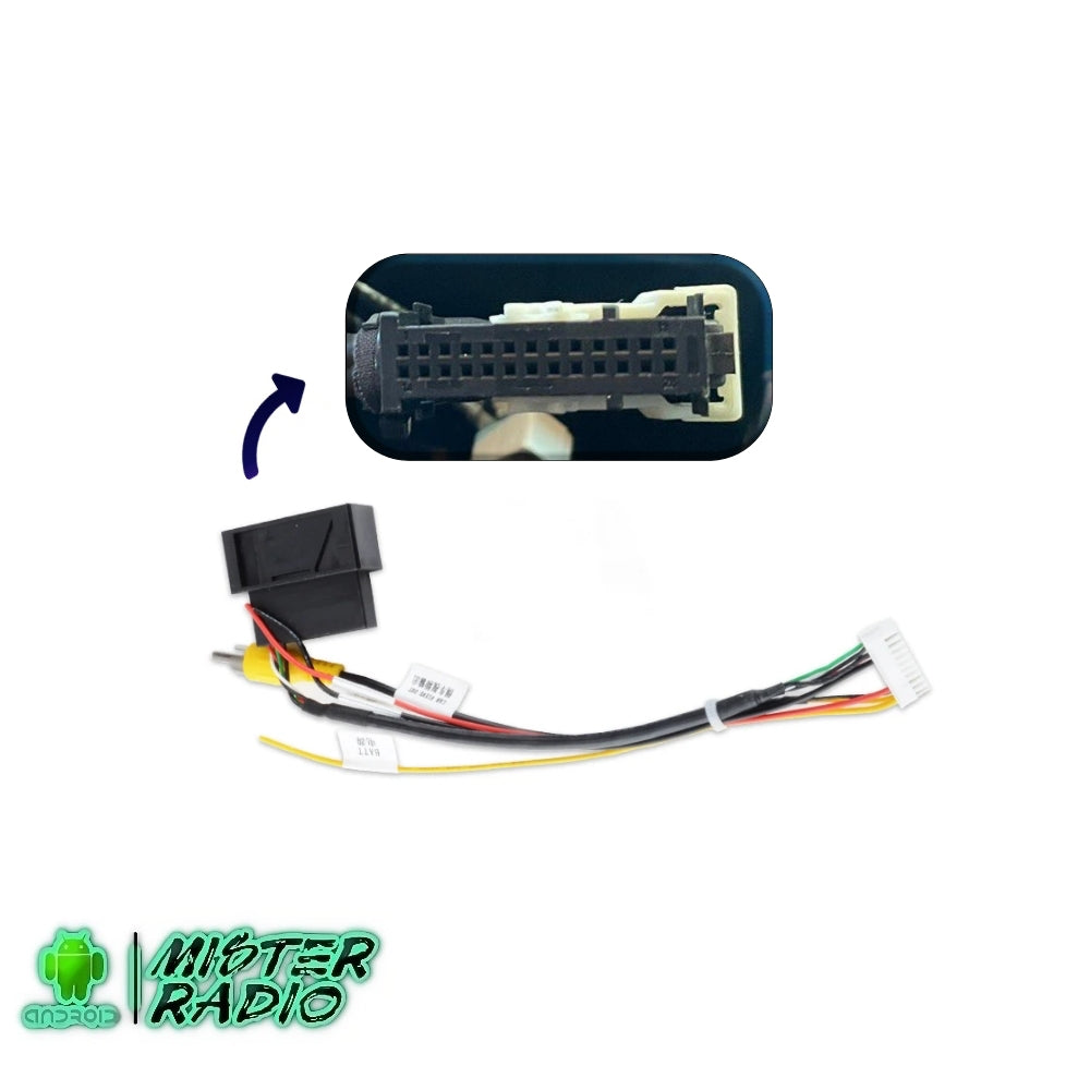 Cable cámara de visión trasera Original para Volkswagen