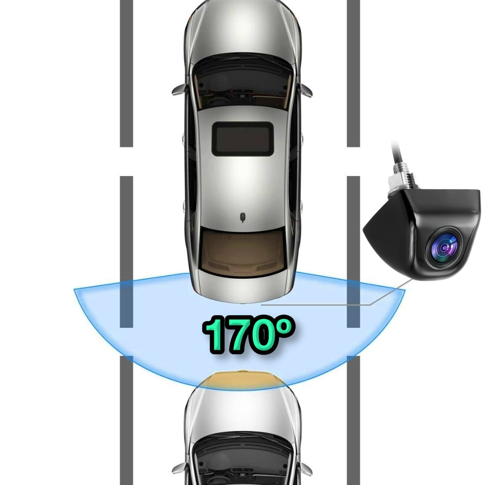 Cámara trasera FHD 170 grados