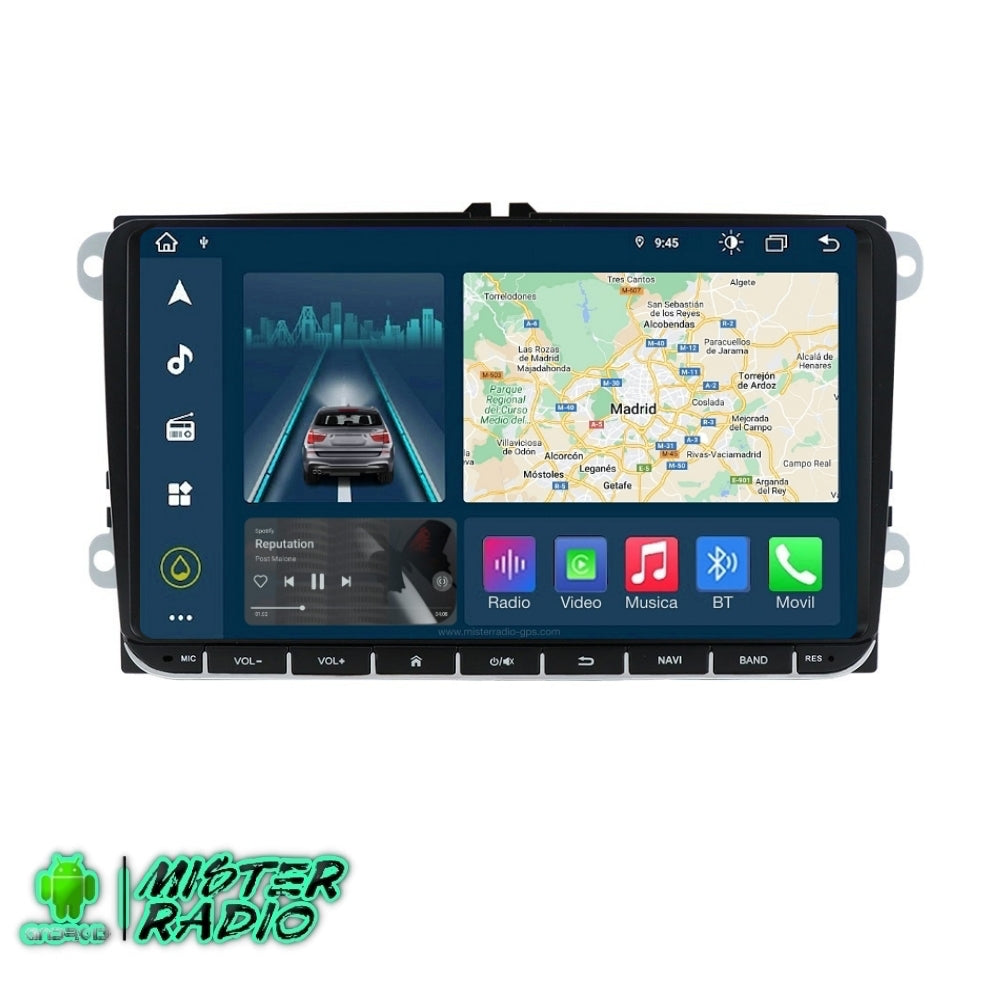 Skoda Octavia, Fabia, Superb, Yeti, de 9 pulgadas