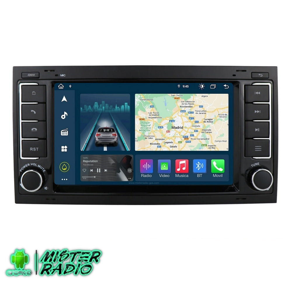 Volkswagen Touareg, Transporter, Multivan 2002-2011 Pantalla 7"