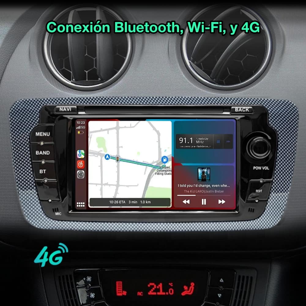 RADIO NAVEGADOR 7 Para Seat Ibiza 6j 2009-2013 GPS ANDROID 10.0 – Mister  Radio GPS