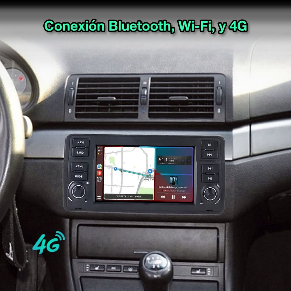 RADIO NAVEGADOR 7 Para BMW E46 Serie 3 ,1998-2005 GPS ANDROID 10.0 –  Mister Radio GPS