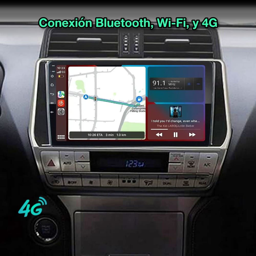 RADIO NAVEGADOR 10,1 Universal 1 DIN, Pantalla giratoria 360º GPS ANDROID  10.0 – Mister Radio GPS