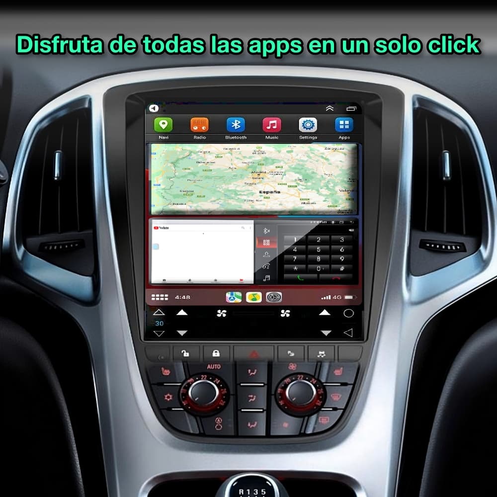 Opel Astra 2009-2013 pantalla 9.7"