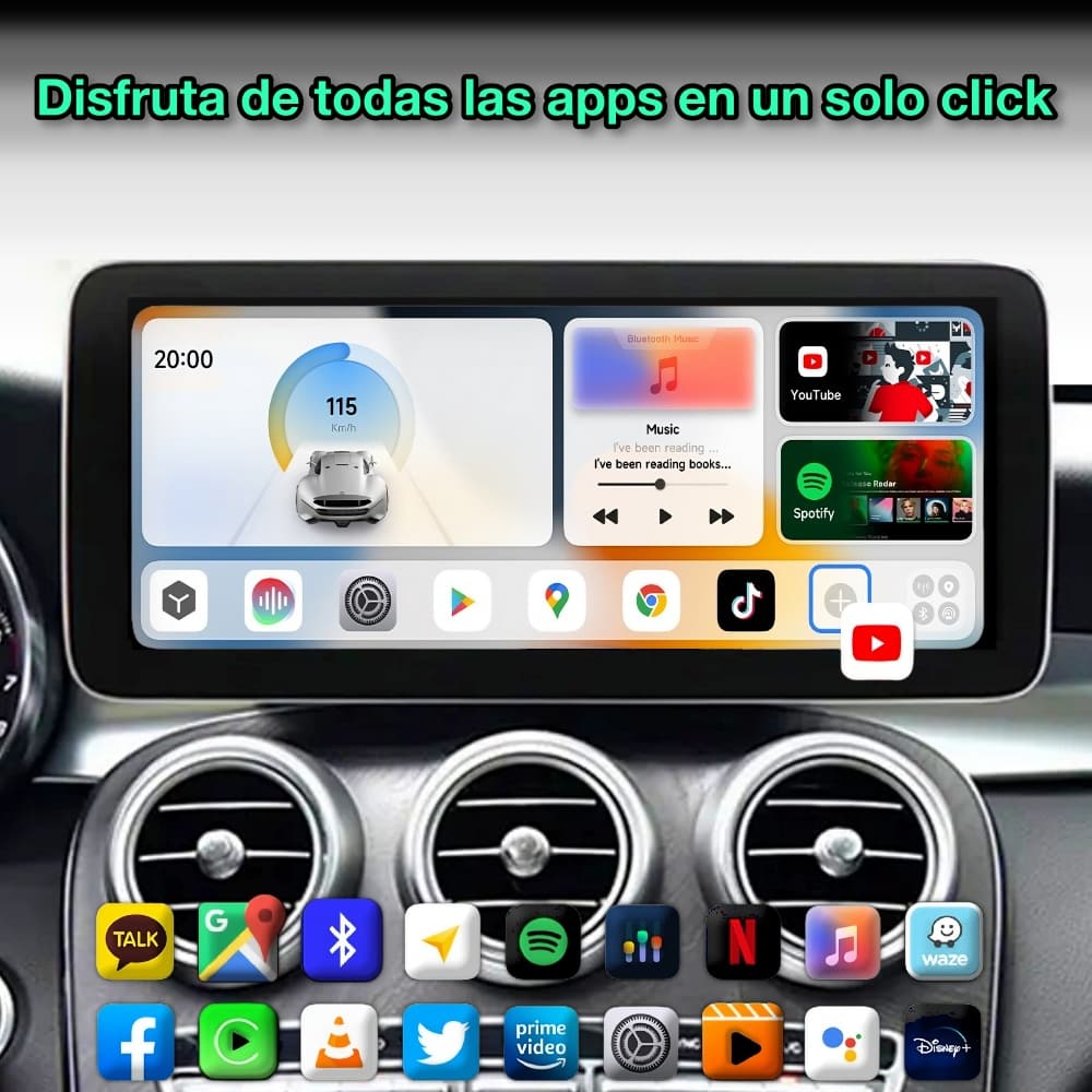 Mercedes Benz Clase A, 2013-2018 pantalla 12,3”