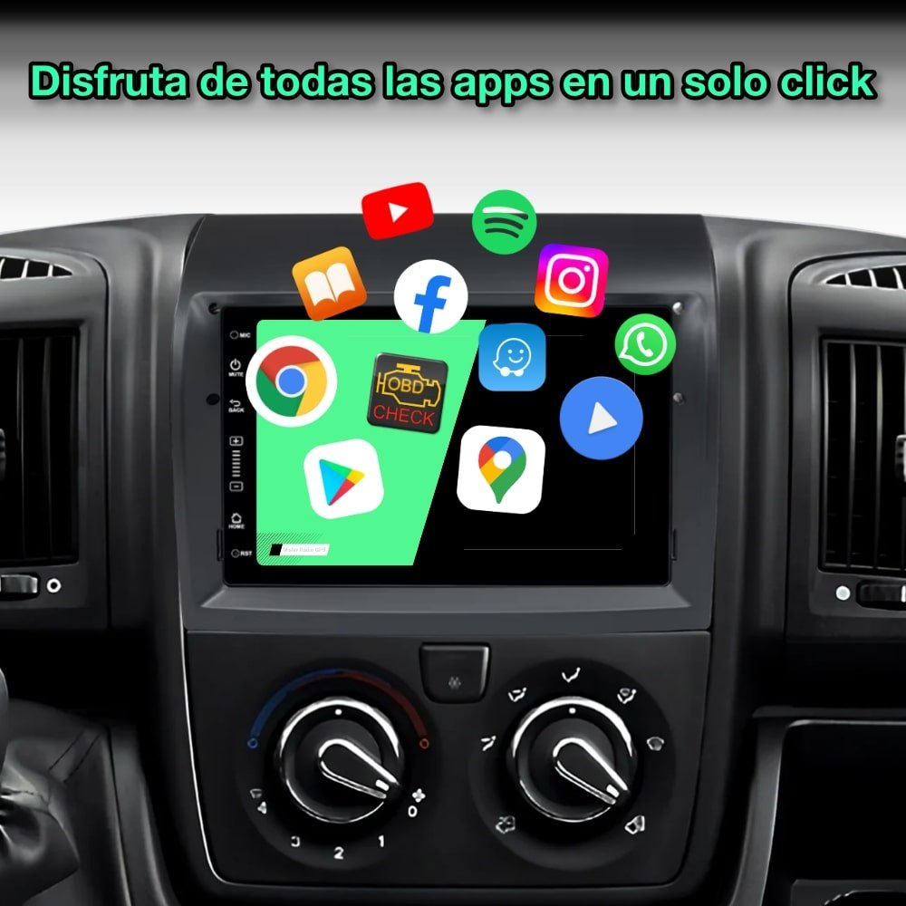 Fiat Ducato 2008 - 2015 pantalla 7” - Mister Radio GPS