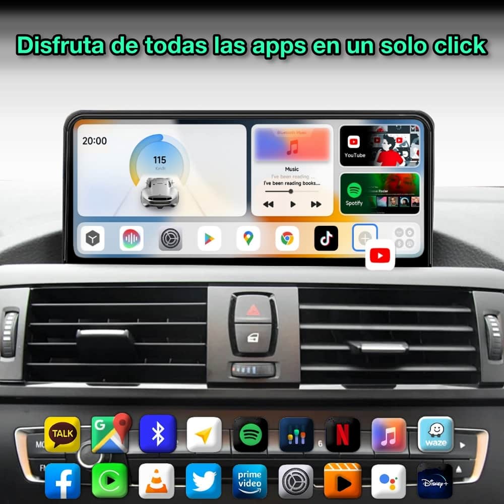 RADIO NAVEGADOR 10.25 Para BMW serie 1 F20 / F21, 2011-2016 GPS ANDROID  10.0 – Mister Radio GPS