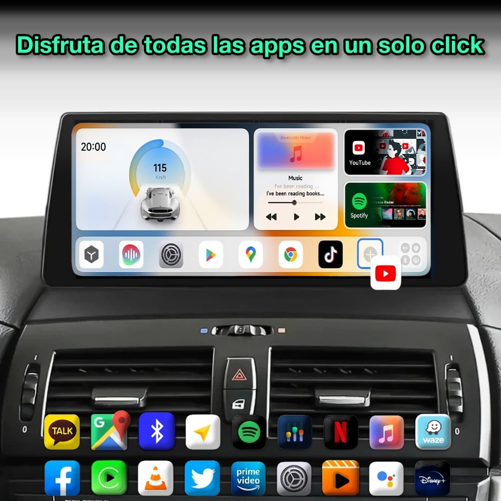 BMW X3 E83 2004-2012 pantalla 10.33”