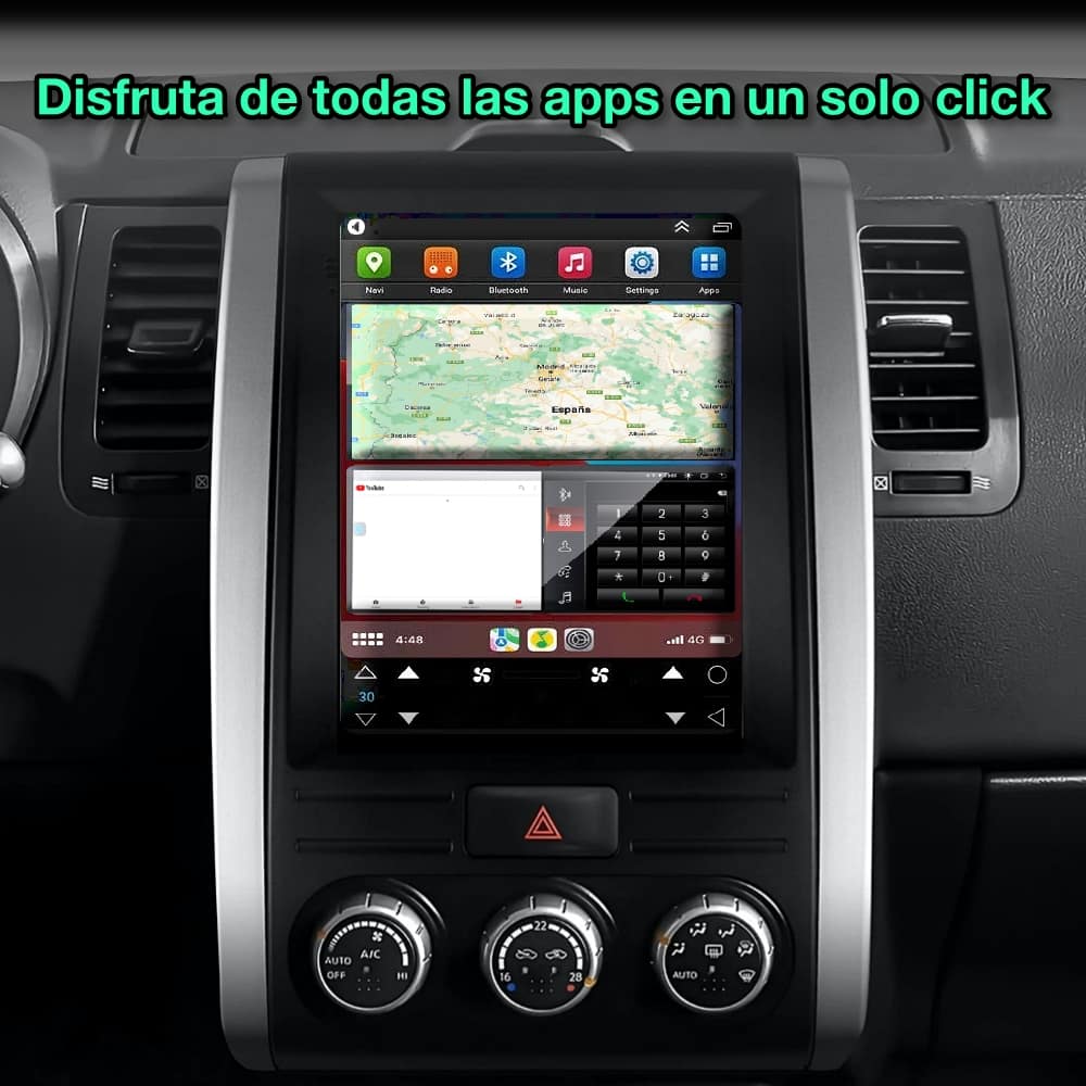 Nissan XTrail 2007-2015 pantalla 9,7”