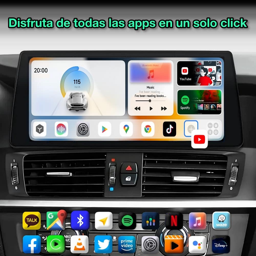 BMW X3 F25, X4 F26 2010-2017 pantalla 10,33”