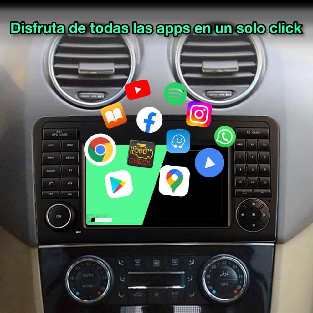 Mercedes Benz GL, ML 2005-2012 Pantalla 7 Pulgadas