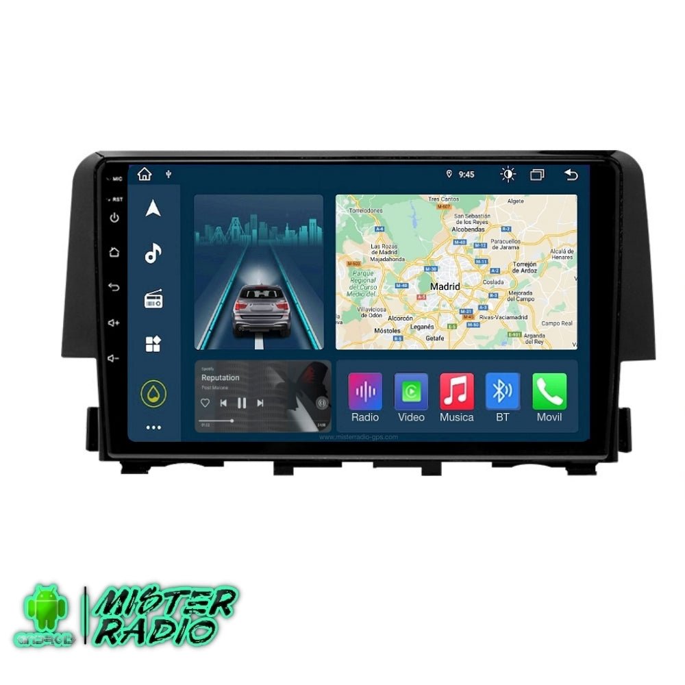 Honda Civic 10, 2016 - 2021 - Mister Radio GPS