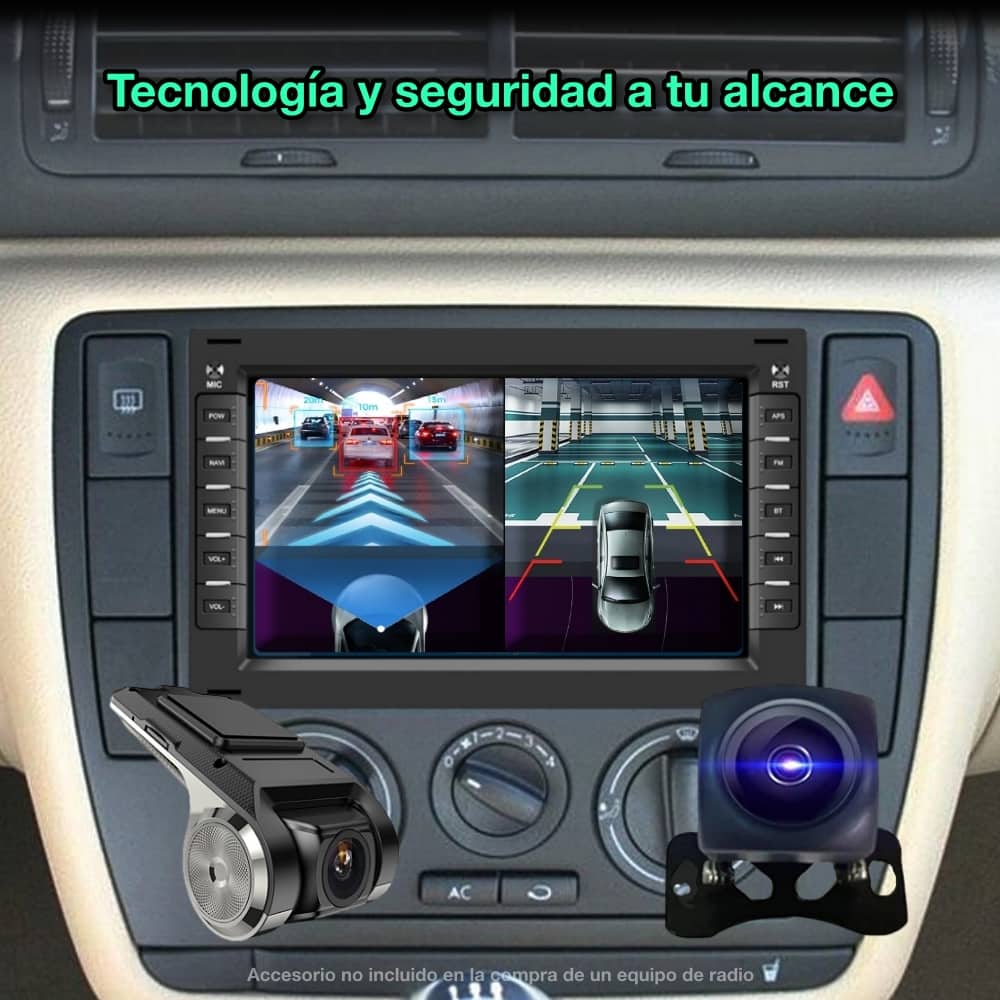 Volkswagen, Seat, Skoda radio pantalla 7 pulgadas