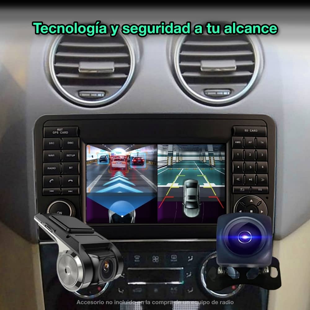 Mercedes Benz GL, ML 2005-2012 Pantalla 7 Pulgadas