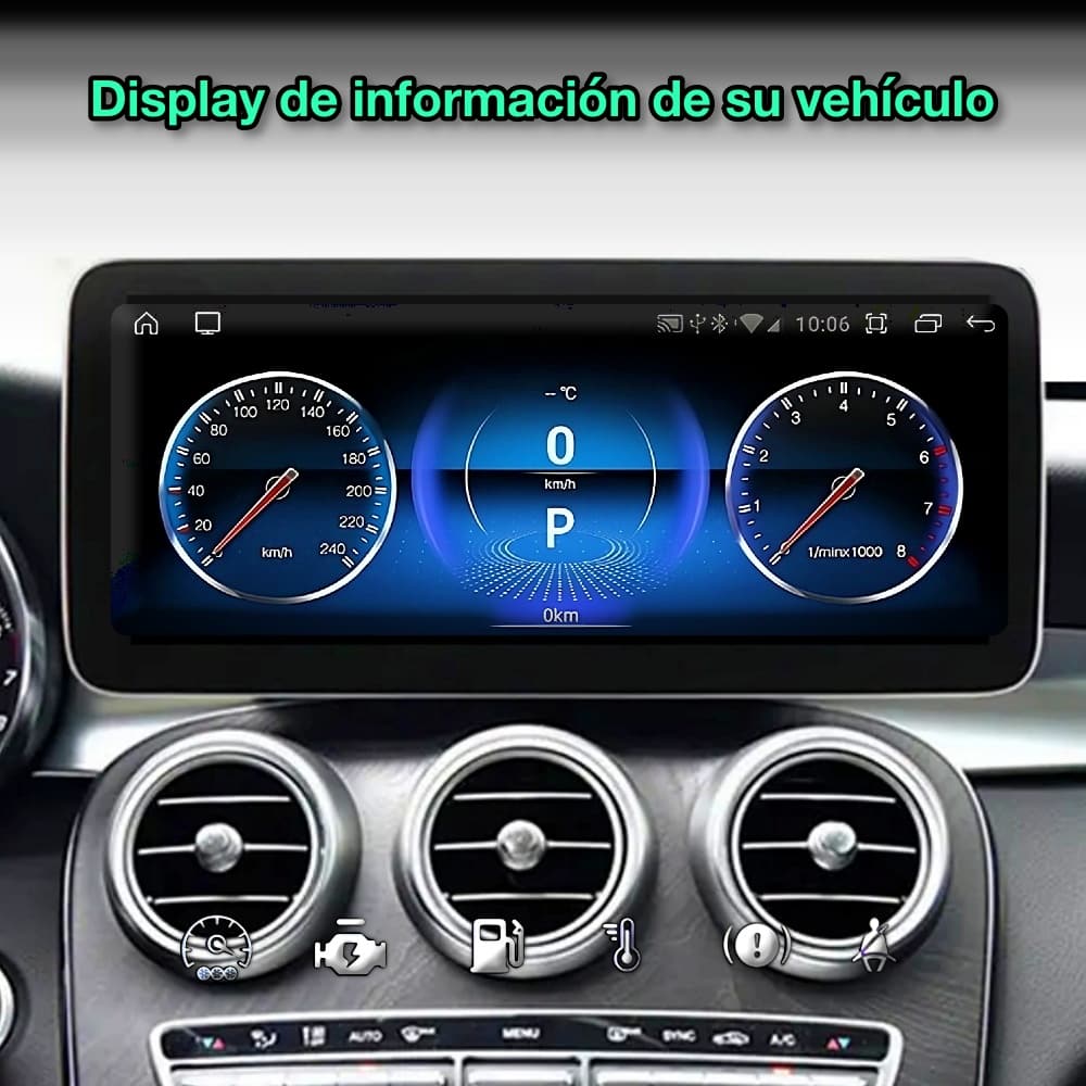 Mercedes Benz Clase A, 2013-2018 pantalla 12,3”