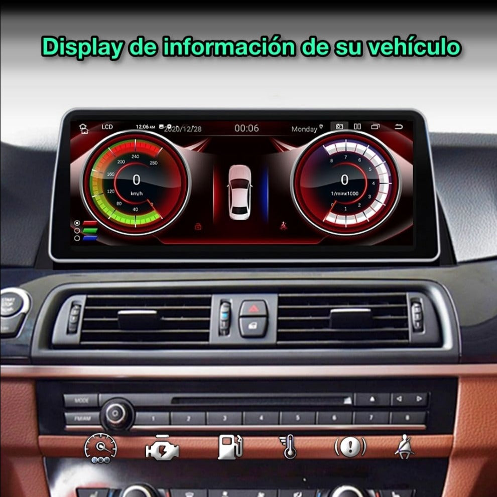 BMW Serie 5, F10, F11, 2011-2016 pantalla 12,3"