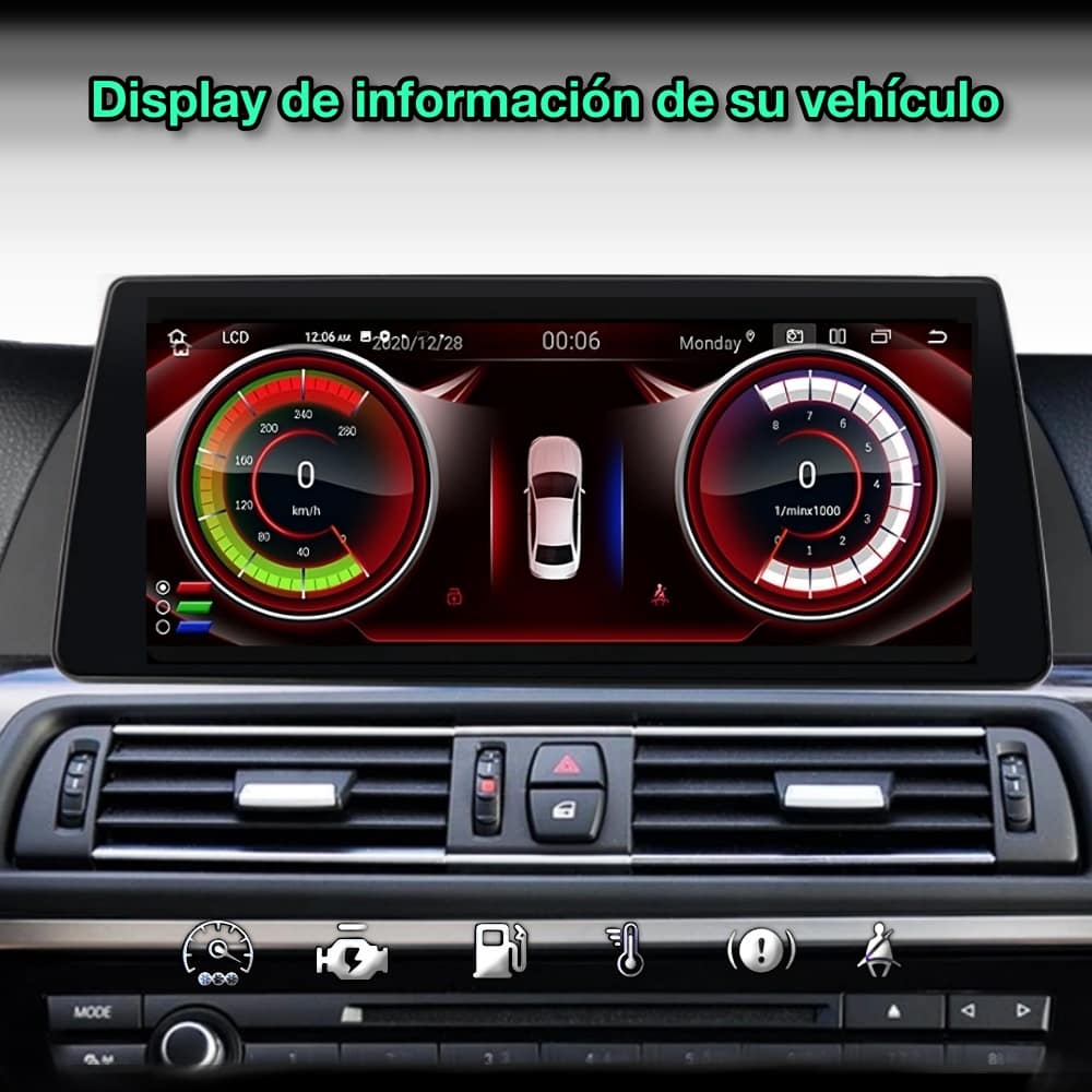 BMW Serie 5, F10, F11, 2011-2016 pantalla 10,33”