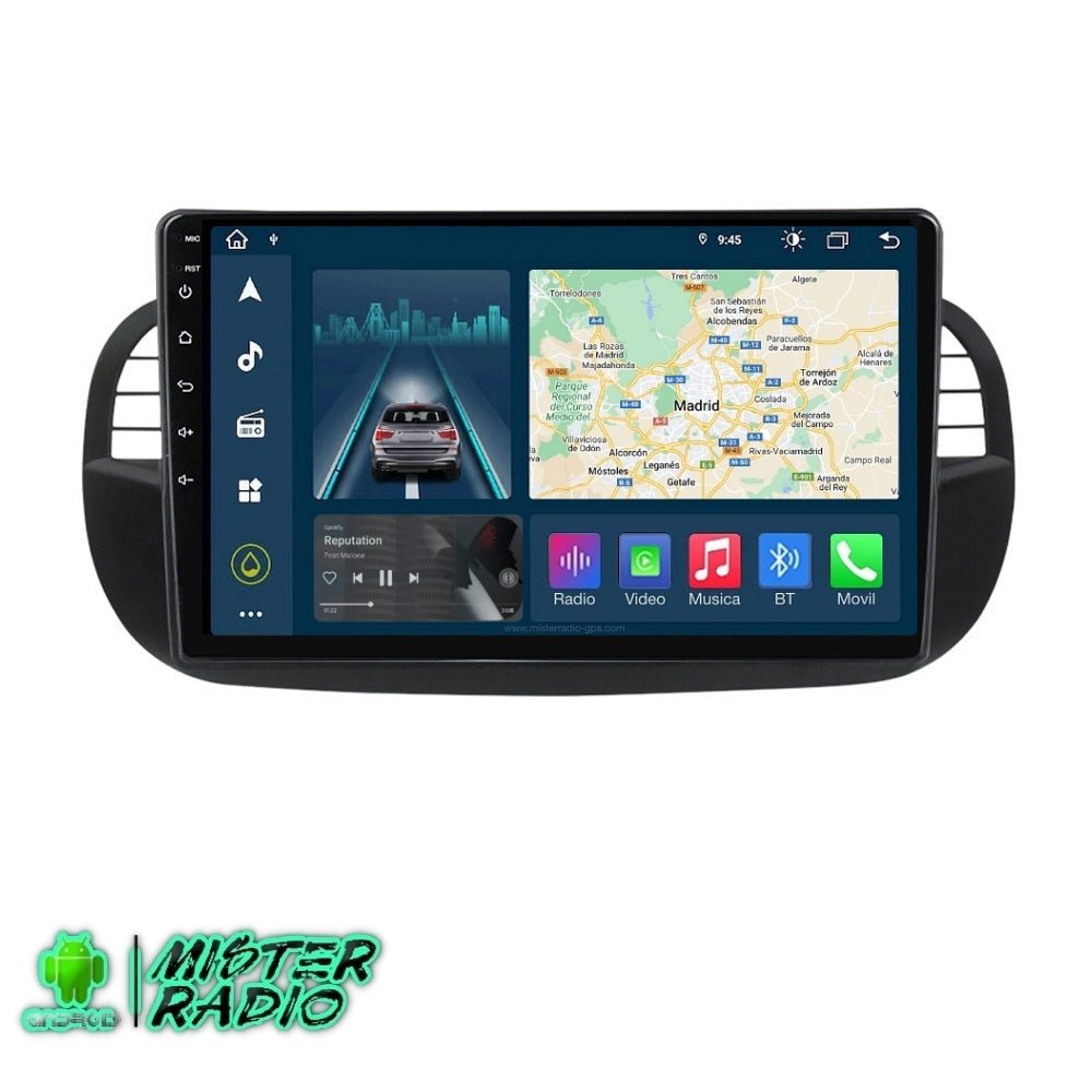 FIAT 500, 2007 - 2015 - Mister Radio GPS