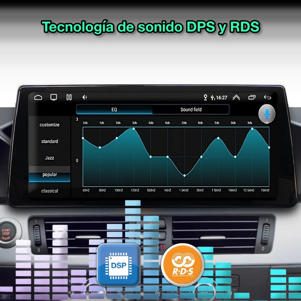 BMW Serie 3 2005 - 2012 pantalla de 10.33” - Mister Radio GPS