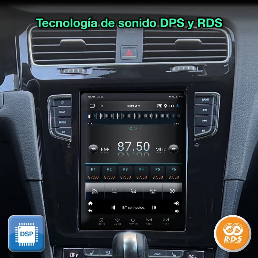 Volkswagen Golf 2012-2020 pantalla 9,7”