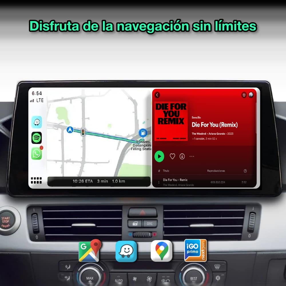 BMW Serie 5 2005 - 2010 pantalla de 10.33” - Mister Radio GPS