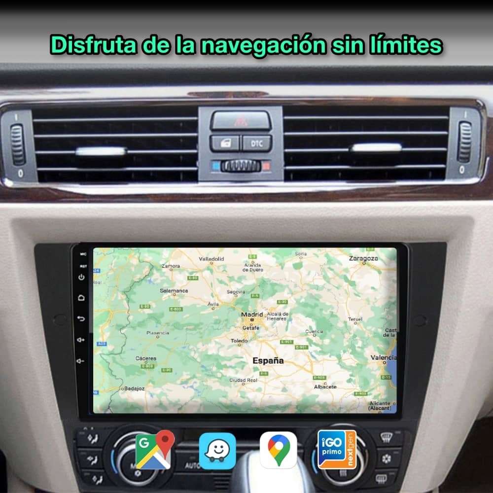 Autoradio GPS BMW série 3 E90 E91 E93 2005 à 2012 Android 12