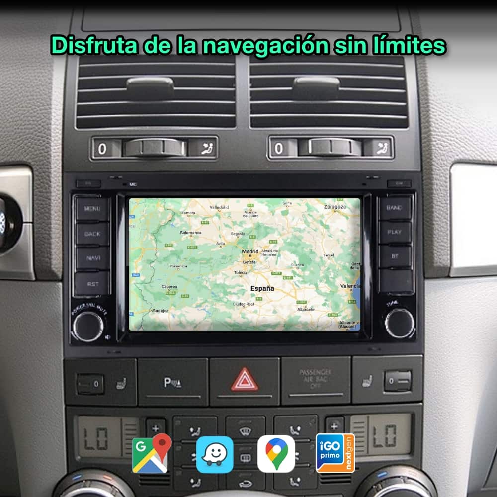 Volkswagen Touareg, Transporter, Multivan 2002-2011 Pantalla 7"