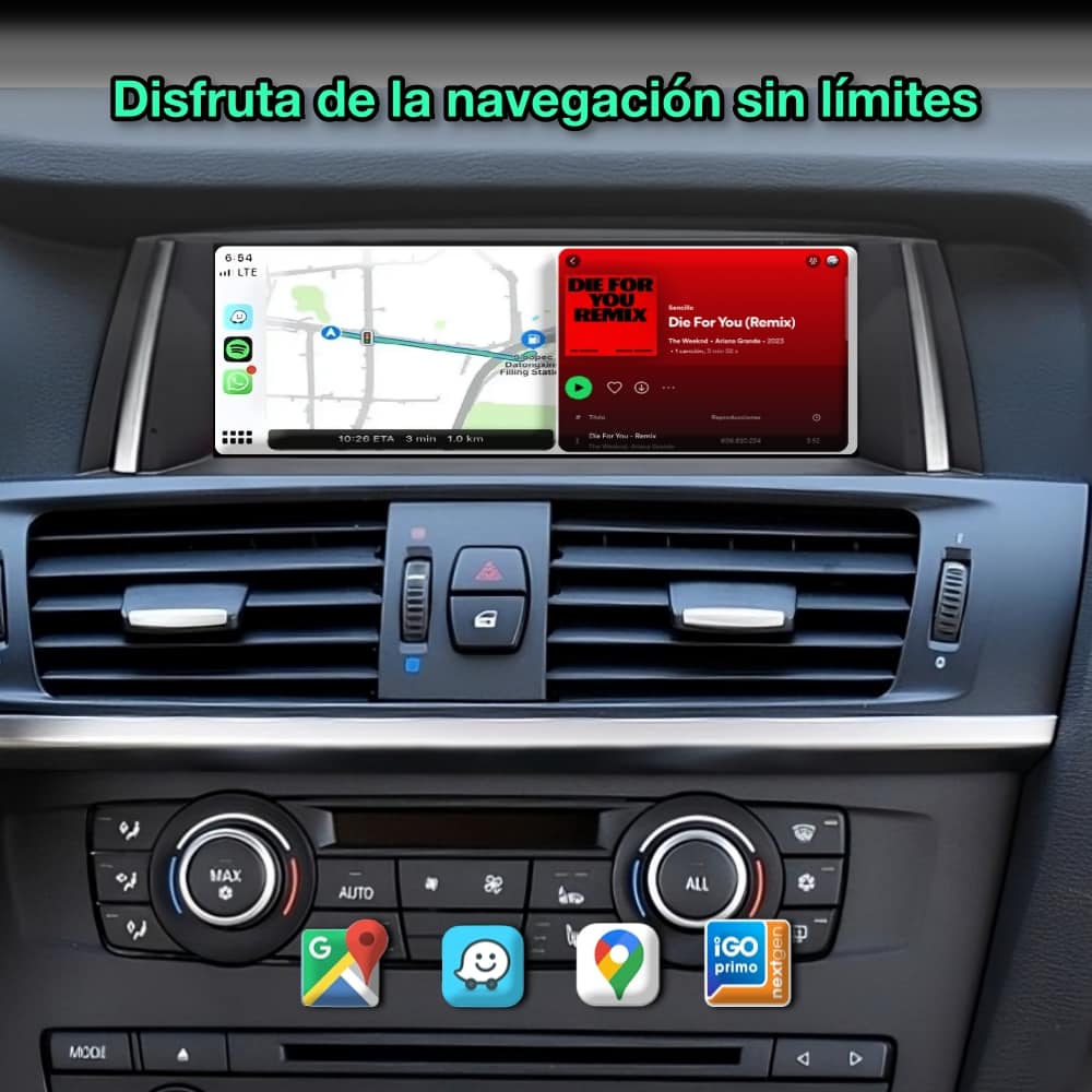 BMW X3 F25, 2010 - 2017 pantalla 10.25” - Mister Radio GPS