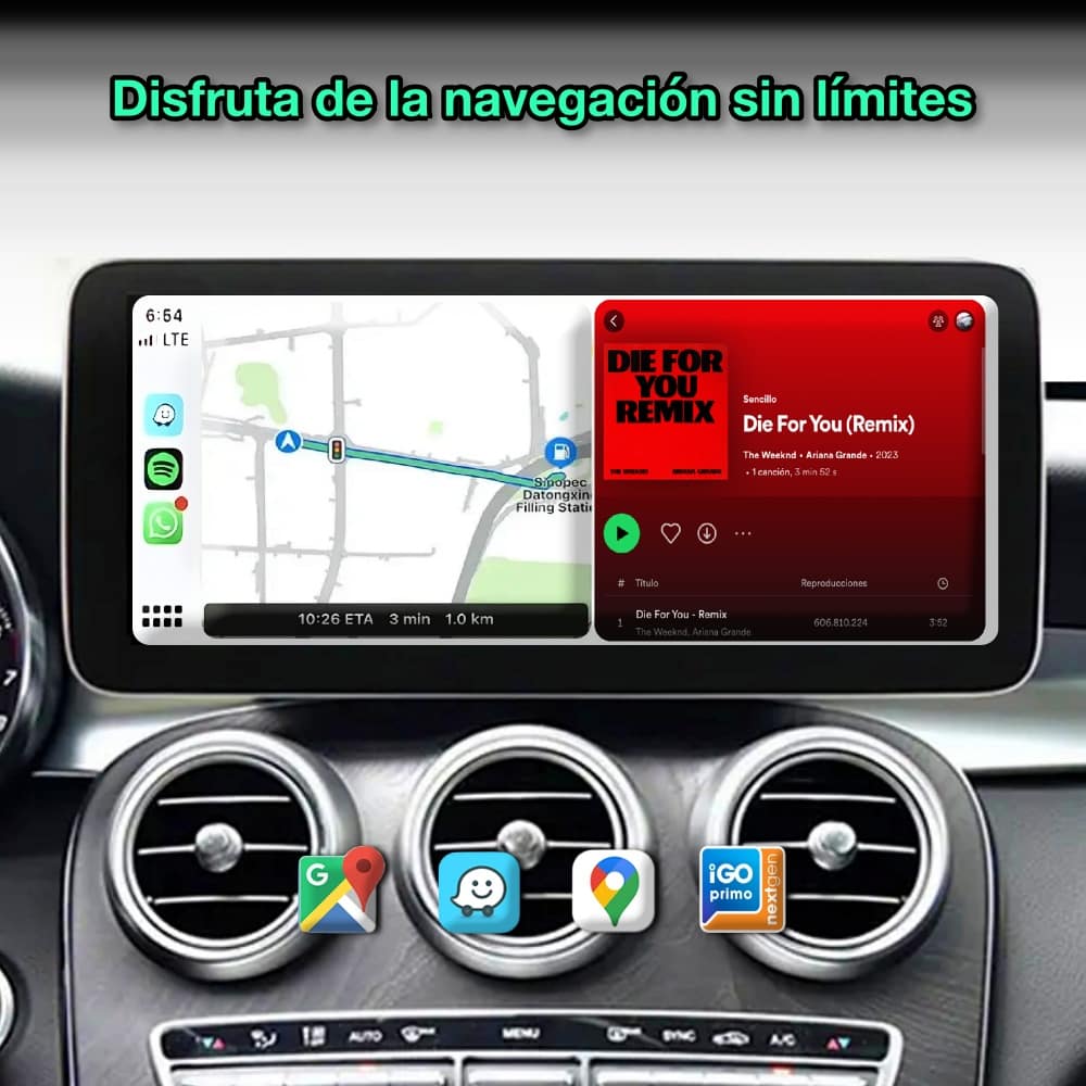 Mercedes Benz Clase A, 2013-2018 pantalla 12,3”