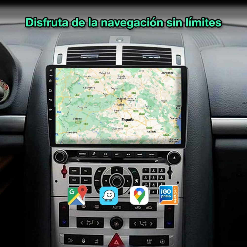 Radio GPS pantalla para Peugeot 407 Android