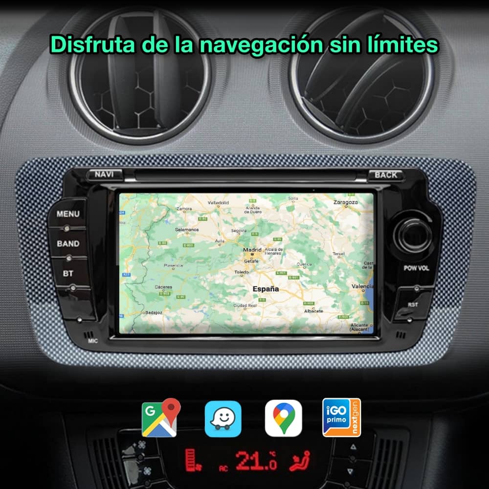 Seat Ibiza 6j 2009-2013 Pantalla 7 Pulgadas