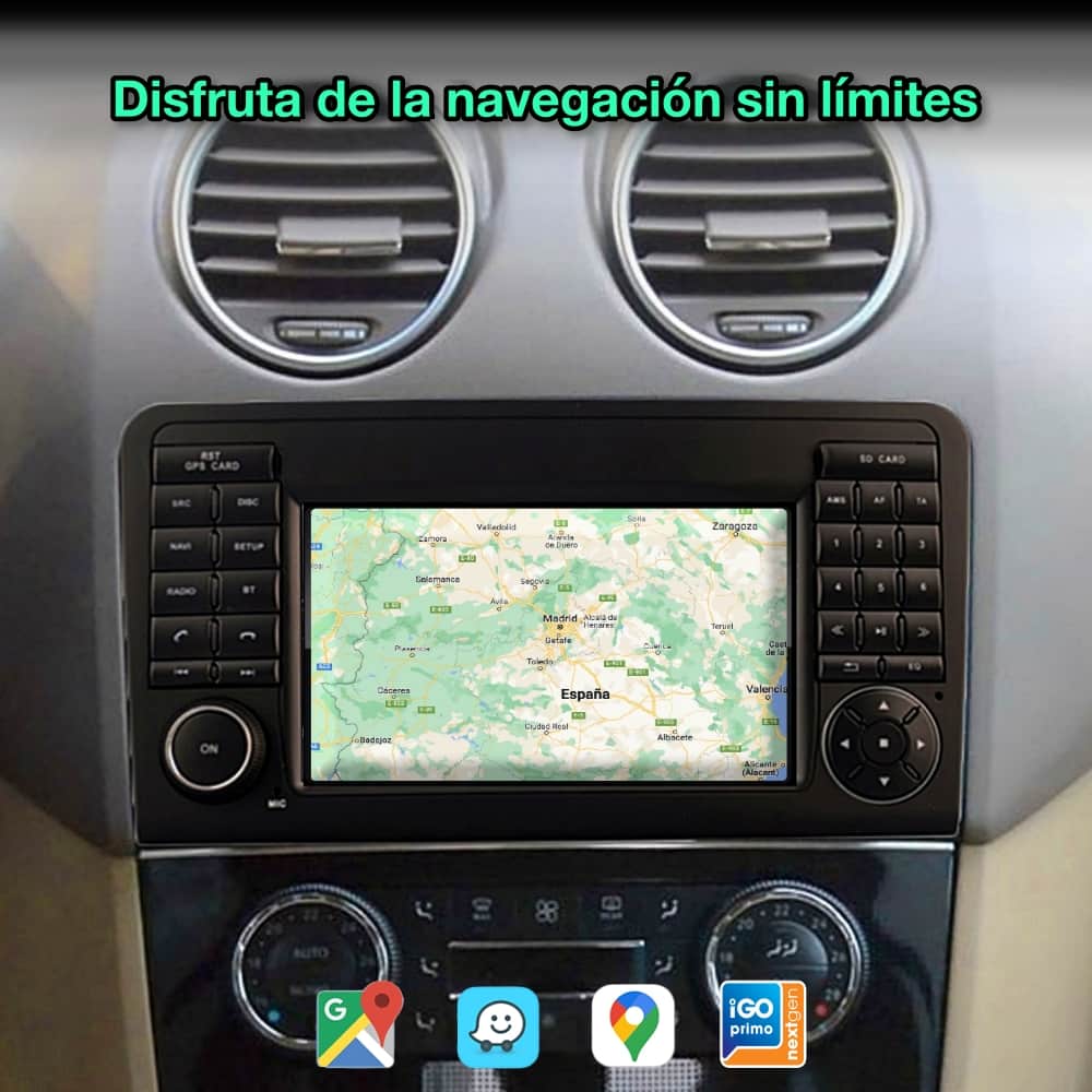 Mercedes Benz GL, ML 2005-2012 Pantalla 7 Pulgadas