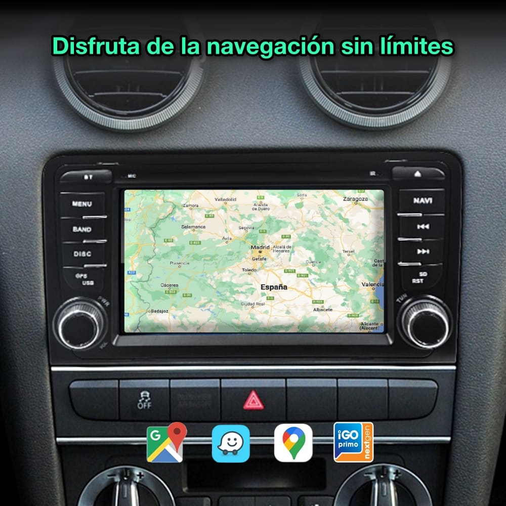 Audi A3, 2003 - 2013 pantalla 7" - Mister Radio GPS